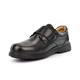 Mens Extra Wide Shoes Mens Wide Fit Leather Shoes Mens Leather Shoes Mens Touch Fastening Leather Shoes Mens Touch Fastening Shoes Size 6-14 Black Leather Shoes (E/EE/EEE) Size 13 Size 14 13 UK