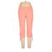 Champion Casual Pants - Low Rise Skinny Leg Cropped: Pink Bottoms - Women's Size Large