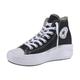 Sneaker CONVERSE "CHUCK TAYLOR ALL STAR MOVE PLATFORM" Gr. 39, schwarz-weiß (schwarz, weiß) Schuhe Schnürstiefeletten