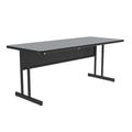 Correll, Inc. Computer Desk Wood/Metal in Brown/Gray | 29 H x 72 W x 30 D in | Wayfair WS3072-20