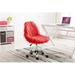 Willa Arlo™ Interiors Sudhir Fabric Office Chair w/ Chrome Base Upholste in Red | Wayfair 3DD749576F4E4FB6A1D62427782BD040