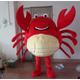 Red Crab Mascot Costumes Unisex Cartoon Apparel Custom Made Adult Size