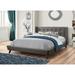 Latitude Run® Wasili Tufted Upholstered Bed in Upholstered in Gray | 43 H x 84.65 W x 87.85 D in | Wayfair 59A935D1CCCD4693B614BB15285719E4