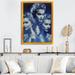 Winston Porter Chayce Models Double Exposure In Vintage Blue I On Canvas Print Metal in Blue/Gray | 40 H x 30 W x 1.5 D in | Wayfair