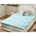 Alwyn Home Molley 3" Gel Memory Foam Mattress Topper Polyester/Gel Memory Foam | 80 H x 60 W x 3 D in | Wayfair F6CD4FE1189F494796565643A26789E1