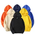 Fashion Men's Hoodie Casual Hoodies Sweatshirts Men's Top Solid Color Hoodies Sweatshirt Male