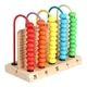 Perles de comptage Abacus en bois Montessori 5 couleurs différentes jouet de comptage mathématique