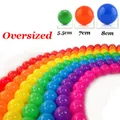 50 Pcs Eco-Friendly Colorful Ball Pit Soft Plastic Ocean Balls Water Pool Ocean Wave Ball Outdoor