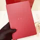 PPS Red Color Classic Golden CT & Leather & Quality Paper Carefully Crafted Luxury Notebook Writing