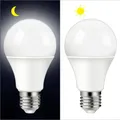 1-10PCS LED Dusk To Dawn Sensor Light Bulb A60 E27 B22 220V 10W Garden Corridor Decor Night Lights