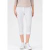 Caprihose STEHMANN "Ina", Damen, Gr. 48, N-Gr, weiß, Web, Obermaterial: 72% Viskose, 25% Polyamid, 3% Elasthan, casual, 3/4-Länge, Hosen, in Größen 32 bis 52
