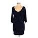 Soft Joie Casual Dress - Mini: Blue Solid Dresses - Women's Size Large