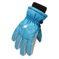 Lovskoo Toddler Kids Boys Girls Winter Ski Gloves Children Waterproof Windproof Warm Snow Gloves Sky Blue