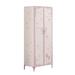 Pricessa White and Light Purple 2-door Wardrobe