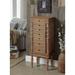 Gregor Weathered Oak 6-drawer Jewelry Armoire