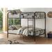 Clancy Full Over Full Bunk Bed with Reversible Front Ladder