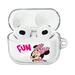 Disney AirPods3 Case Clear Transparency Hard PC Shell Strap Hole AirPods 3rd Generation Cover - Fun Minnie