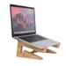 Laptop Stand Wooden Vertical Laptop Stand for Desk Bamboo Laptop Stand Compatible with MacBook Air Pro/Dell XPS/Surface pro/HP/Pixelbook/Lenovo More Laptops 11-15inch