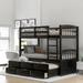 78.7'' Ergonomically Designed Solid Wood Platform Bed With Two Drawers, Full