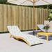 vidaXL Patio Cushion Garden Outdoor Sun Lounger Chair Cushion Oxford Fabric