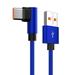 LBECLEY 10Ft Type C Cable Fast Charging Usb C Cable Right Angle 90Â° Elbow Nylon Braided Usb A To C 66W Fast Charging Cable Type C Light Up Charging Cable Fast Charge Blue One Size