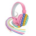 Rainbow Bluetooth Stereo Headset Headset Private Model Simple Lovely Smart Appliance Wearing