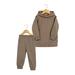 Esaierr Boys Girls Tracksuits Hoodie Sweatshirt Outfits for Toddler Baby Kids ï¼Œnewborn Outfits Long Sleeve Long Pants Spring Autumn Solid Color Outfits Jackets for 12M-13Y