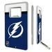 Tampa Bay Lightning Stripe Credit Card USB Drive with Bottle Opener