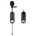 Andoer Wireless Lavalier Mic Rechargeable Clip-on Microphone System with Noise Conduction 20 Meters Long Working Distance Compatible with Phones & for Video Recording Interview Broadcast