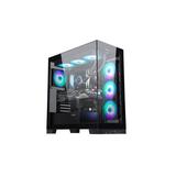SAMA 4503 Type-C Tempered Glass ATX Mid Tower Computer Case Support Back-plug ATX/M-ATX/ITX Motherboard 4 Ã—120mm ARGB Fans Pre-Installed