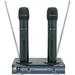 Vocopro VHF33002 2 Channel VHF Rechargeable Wireless Microphone Black