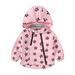 Baby Delas!Winter Savings Clearance!Waterproof Hooded Jacket for Boys Girls Double Zipper Kids Raincoats Outdoor Windbreaker Rain Jacket Warm Outerwear 1-9 Years Toddler Jackets for Girls Clearance