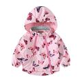 Baby Delas!Winter Savings Clearance!Waterproof Hooded Jacket for Boys Girls Double Zipper Kids Raincoats Outdoor Windbreaker Rain Jacket Warm Outerwear 1-9 Years Toddler Jackets for Girls Clearance