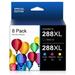 288XL T288 with Latest Chip Replacement for Epson 288 Ink Cartridges Combo Pack High Yield to use with XP-440 XP-330 XP-340 XP-430 XP-446 XP-434 Printer (8 Pack)