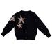 Esaierr Kids Girls Sweater Toddler Girls Cardigans Sweaters for 2-8Y Knitted Toddler Autumn Winter Crewneck Buttons Long Sleeved Outwear