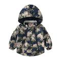 Baby Delas!Winter Savings Clearance!Waterproof Hooded Jacket for Boys Girls Double Zipper Kids Raincoats Outdoor Windbreaker Rain Jacket Warm Outerwear 1-9 Years Toddler Jackets for Girls Clearance