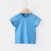 EGNMCR Toddler Baby Boys Girl T-shirts Comfortable Solid Color Short Sleeve Cotton T-shirt Top (Sky Blue 10-11Years) - Baby deals