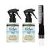 Sexy Hair Texture Beach n Spray Texturizing Beach Spray (4.2 oz) with SLEEKSHOP Teasing Comb Pack of 2