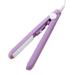 Durable Mini Portable Ceramic Curling Iron Styling Tools Hair Curler Hair Straightener Hair Styling Tools for Women Men PURPLE STYLE 2