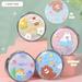 HX-Meiye Small Folding Double Sided Mirror Mini Frosted Vanity Mirror Cartoon Folding Double Sided Mirror for Daily Use or Travel