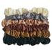 12 Pcs Retro Hair Rings Small Hair Rope Stretchy Girl Hair Ties Ponytail Holders for Women Lady Girl