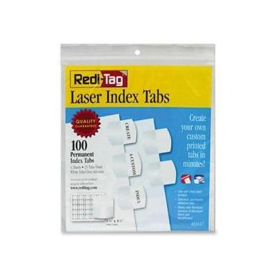 Redi-Tag Laser Index Tab 33117 Copier-Laser-Inkjet Index Dividers