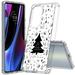TalkingCase Slim Phone Case Compatible for Motorola Edge 2022 Wish You A Xmas Print Light Weight Flexible Soft USA