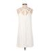 BCBGMAXAZRIA Casual Dress - A-Line: Ivory Dresses - Women's Size 2X-Small