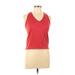Nike Active Tank Top: Red Activewear - Women's Size Large