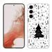 TalkingCase Slim Phone Case Compatible for Samsung Galaxy S23 2023 Wish You A Xmas Print w/ Tempered Glass Screen Protector Lightweight Flexible Print in USA