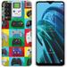 VIBECover Slim Case Compatible for TCL Stylus 5G 2022 TOTAL Guard FLEX Tpu Cover Thin and Light Retro Gaming