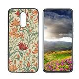 Botanical-Textile-Art-s-Inner-Rubber-Flowers-Lilies-Foliage-William-Morris-42 Phone Case Degined for LG Solo LTE Case Men Women Flexible Silicone Shockproof Case for LG Solo LTE