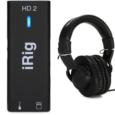 IK Multimedia iRig HD 2 Guitar Interface and Headphones