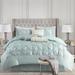 Claudette Comforter Bed Set Seafoam, California King, Seafoam